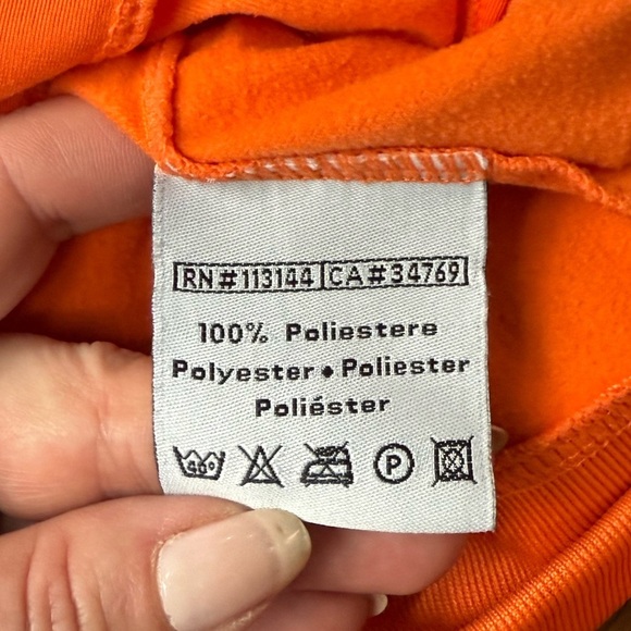 Kappa Orange Track Jacket with Logo Tape - Size M - Picture 7 of 11